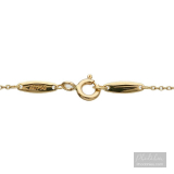 Dây chuyền Tiffany&Co. chính hãng dòng By the Yard 1P Diamond Necklace 0.12ct Yellow Gold