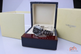 Đồng hồ nam Longines chính hãng Automatic 3 kim 1 lịch mặt đen giờ la mã thép nguyên chiếc Fullbox