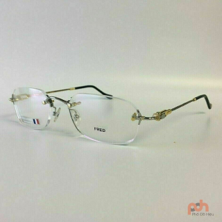 Gọng kiếng cận Fred dòng Lunettes Orcade Gold Silver  size gọng 52mm