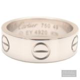 Nhẫn Cartier chính hãng dòng Love Ring 18K White Gold #49 US5