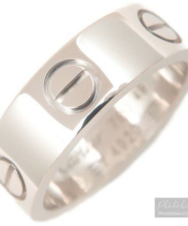 Nhẫn Cartier chính hãng dòng Love Ring 18K White Gold #49 US5