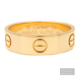 Nhẫn Cartier chính hãng dòng Love Ring K18 750 Yellow Gold #58 US8.5