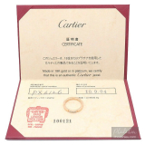 Nhẫn Cartier chính hãng dòng maillon panthère  đíng 4V kim cương vàng đặc Solid Rose Gold size nhẫn #52 US6