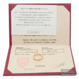 Nhẫn Cartier chính hãng dòng Mini Love Ring 1P Diamond vàng đặc K18 Rose Gold Size 48 US4.5-5