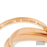 Nhẫn Cartier chính hãng dòng Trinity Ring K18 Rose Gold Size #53 US6.5-7