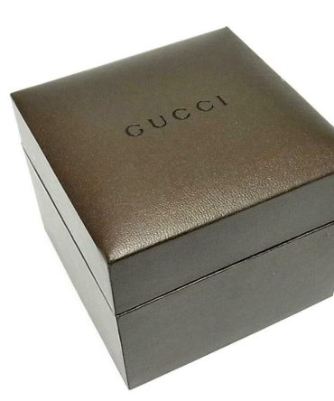 Nhẫn GUCCI chính hãng dòng Icon Solid 18K White Gold Size 49 9US