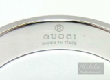 Nhẫn GUCCI chính hãng dòng Icon Solid 18K White Gold Size 49 9US