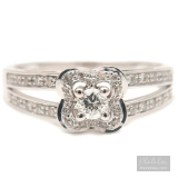 Nhẫn MAUBOUSSIN chính hãng dòng Chance of Love Diamond Ring White Gold US5 EU50