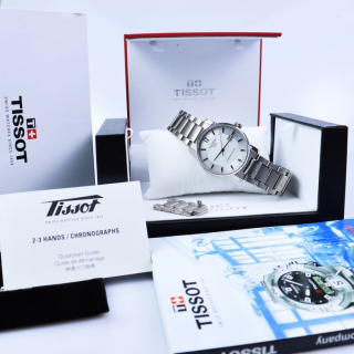 Đồng hồ nam Tissot chính hãng dòng Power Matic 80 chất liệu Titanium nguyên chiếc lưu cót 80 giờ
