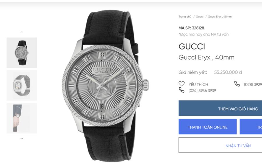 Đồng hồ nam Gucci G-Timeless Automatic Watch 40mm dòng 81128