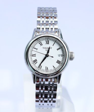 Đồng Hồ Nữ Tissot mặt tròn dây thép cọc giờ La Mã - Size 29.5mm giá Sale