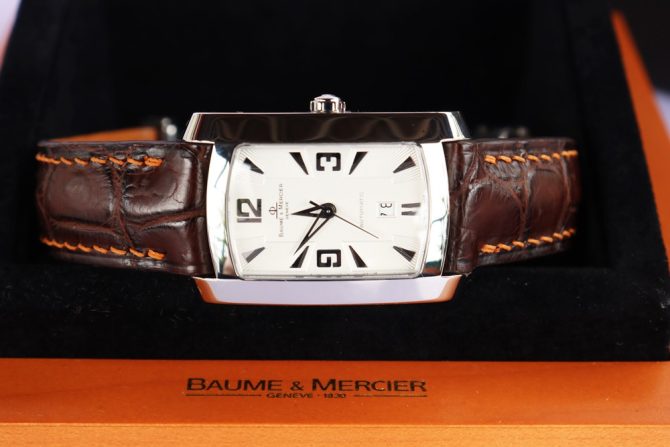 Đồng Hồ Nam : Baume & Mercier Hampton 65308 - Automatic Dây Da - Fullbox