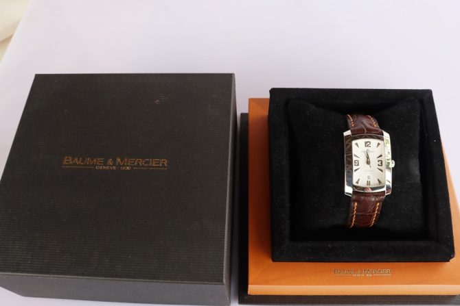 Đồng Hồ Nam : Baume & Mercier Hampton 65308 - Automatic Dây Da - Fullbox