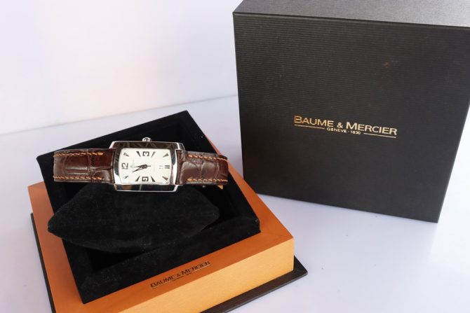 Đồng Hồ Nam : Baume & Mercier Hampton 65308 - Automatic Dây Da - Fullbox