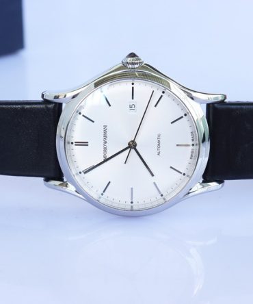 Đồng Hồ Nam Emporio Armani - Automatic Dây Da, thiết kế Lộ Máy - Size 42mm