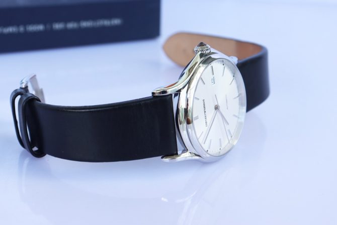 Đồng Hồ Nam Emporio Armani - Automatic Dây Da, thiết kế Lộ Máy - Size 42mm