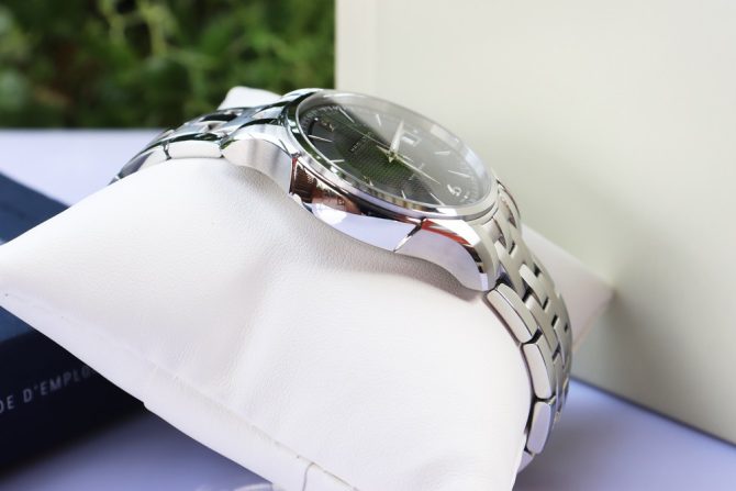 Đồng Hồ Nam Hamilton Mặt Đen - Dây Thép Automatic - New, Size 40mm