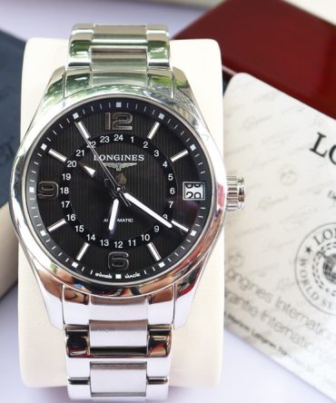 Đồng Hồ Nam Longines Conquest Classic - 4 Kim Giờ GMT - Automatic - Size 42mm Fullbox