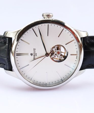 Đồng Hồ Nam : Perrelet First Class Open Heart Automatic dây da - Size 42.5mm - Fullbox...