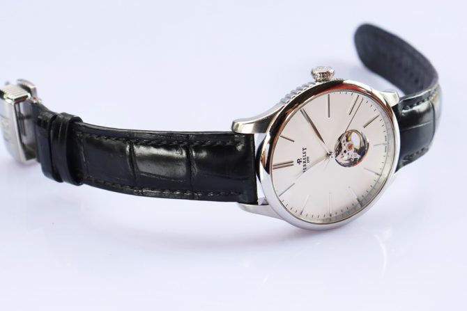 Đồng Hồ Nam : Perrelet First Class Open Heart Automatic dây da - Size 42.5mm - Fullbox...