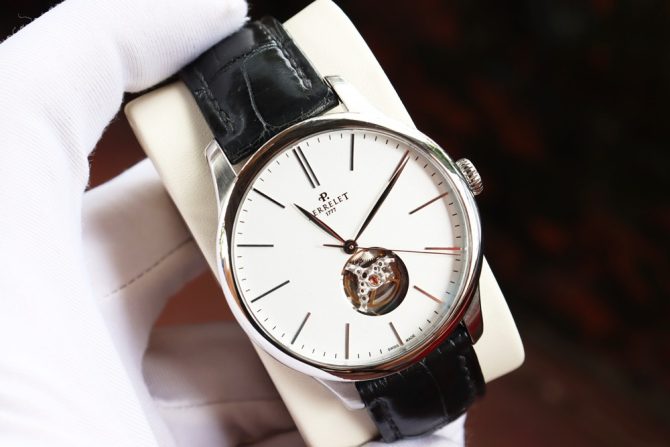 Đồng Hồ Nam : Perrelet First Class Open Heart Automatic dây da - Size 42.5mm - Fullbox...