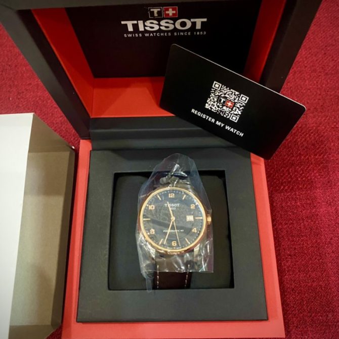 Đồng Hồ Nam TISSOT POWERMATIC 80 PVD Vàng Hồng Siêu đẹp - Size 41mm - fullbox