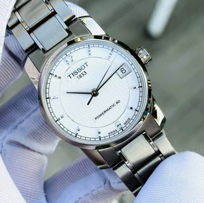 Đồng Hồ Nữ Tissot Powermatic 80 - Chất Liệu Titanium siêu nhẹ - Size 32 mm - Fullbox