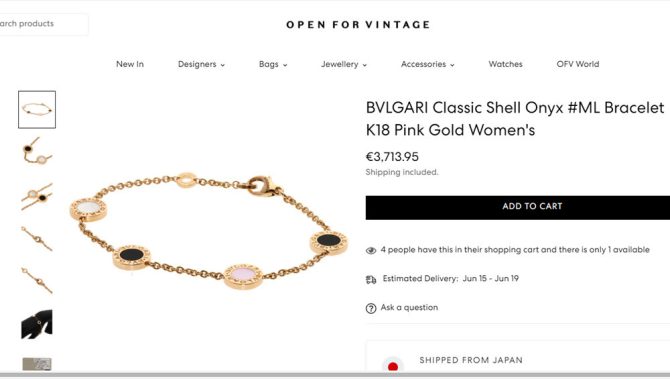 Lắc Tay Nữ BVLGARI Vàng Hồng 18k Chính Hãng ( Made in ITALY )