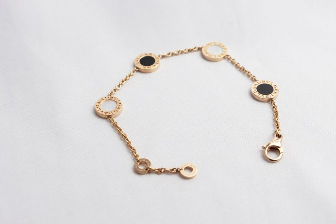 Lắc Tay Nữ BVLGARI Vàng Hồng 18k Chính Hãng ( Made in ITALY )