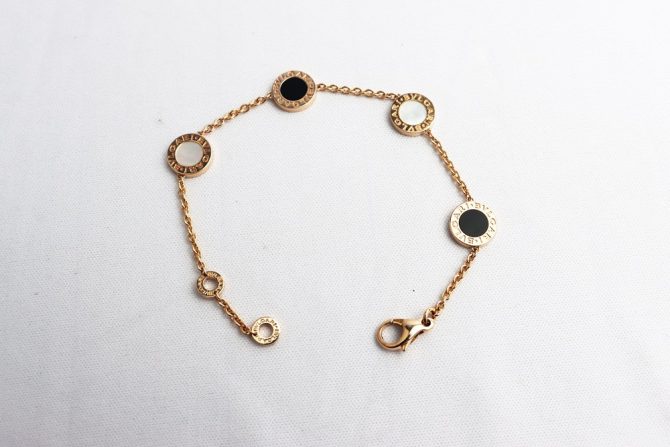 Lắc Tay Nữ BVLGARI Vàng Hồng 18k Chính Hãng ( Made in ITALY )