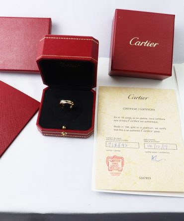 Nhẫn Nữ Cartier Trinity Vàng 18k ( Au 750 ) Size 50mm - Chính Hãng Made in ITALY - Fullbox