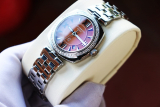 Đồng hồ Charriol nữ mặt nâu niềng Full kim cương thép nguyên chiếc