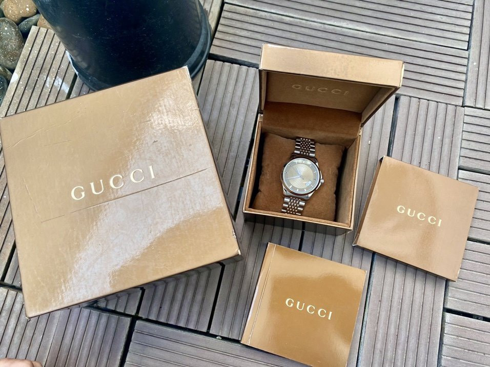 Đồng Hồ Nam Gucci G-Timeless Automatic dây thép - Size 38mm // FullBox