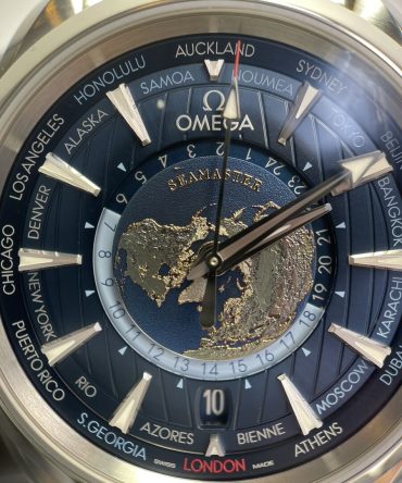 Đồng hồ nam Omega Seamaster Aqua Terra dòng Worldtimer máy Co-Axial mới Fullbox