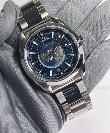 Đồng hồ nam Omega Seamaster Aqua Terra dòng Worldtimer máy Co-Axial mới Fullbox