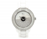 Đồng hồ nữ Christian Dior VIII Grand Bal White Full kim cương và ngọc trai