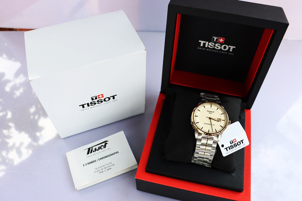 Đồng hồ Tissot nam Powermatic 80 tự động demi vàng