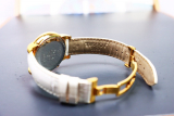 Đồng hồ Tissot nữ Chronograph thể thao PVD vàng hồng niềng Full kim cương