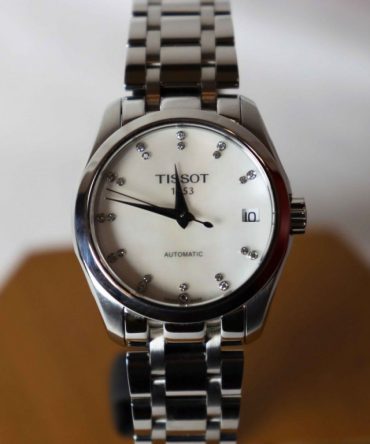 Đồng hồ Tissot nữ Couturier Diamond Automatic tự động thép nguyên chiếc