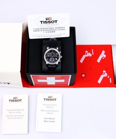 Đồng hồ Tissot nữ niềng Full kim cương Chronograph thể thao