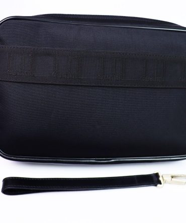 Ví cầm tay Clutch Dunhill Nam - Black Vải Canvas